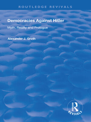 cover image of Democracies Against Hitler